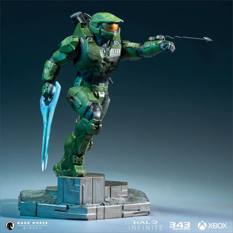 Halo Infinite - Master Chief with Grapplshot PVC Statue