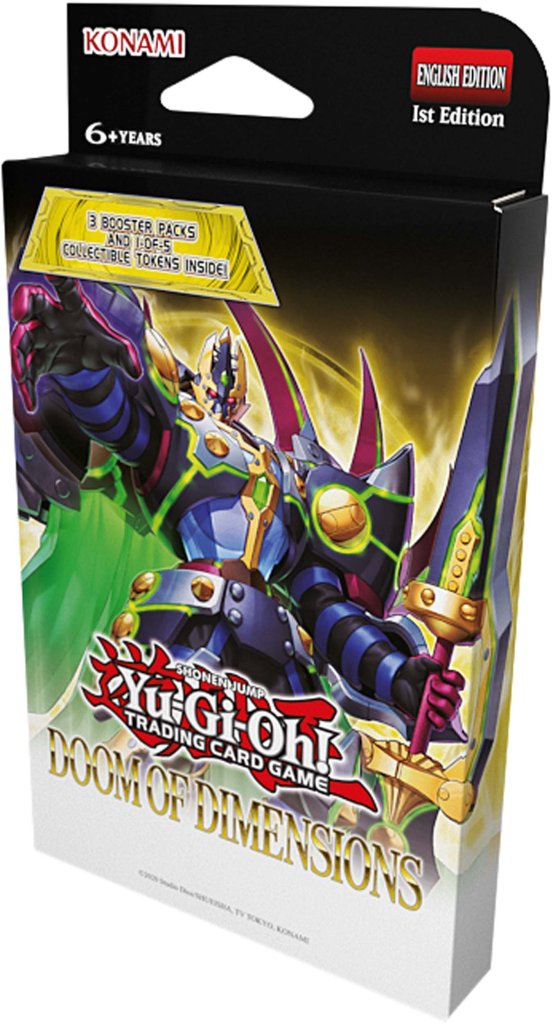 YuGiOh Doom Of Dimensions 3-Booster Tuck Box