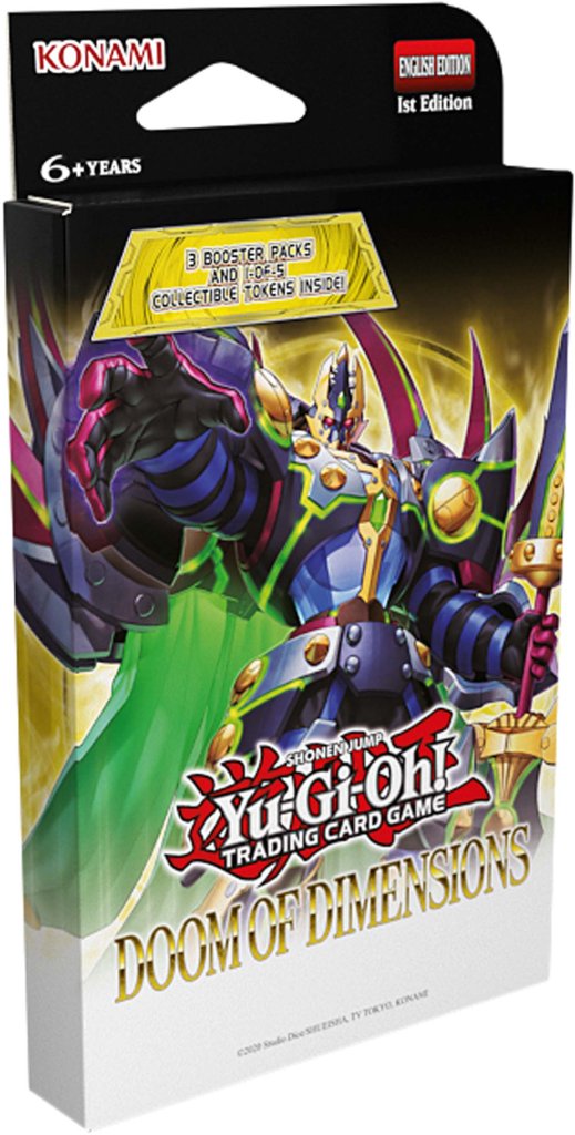 YuGiOh Doom Of Dimensions 3-Booster Tuck Box