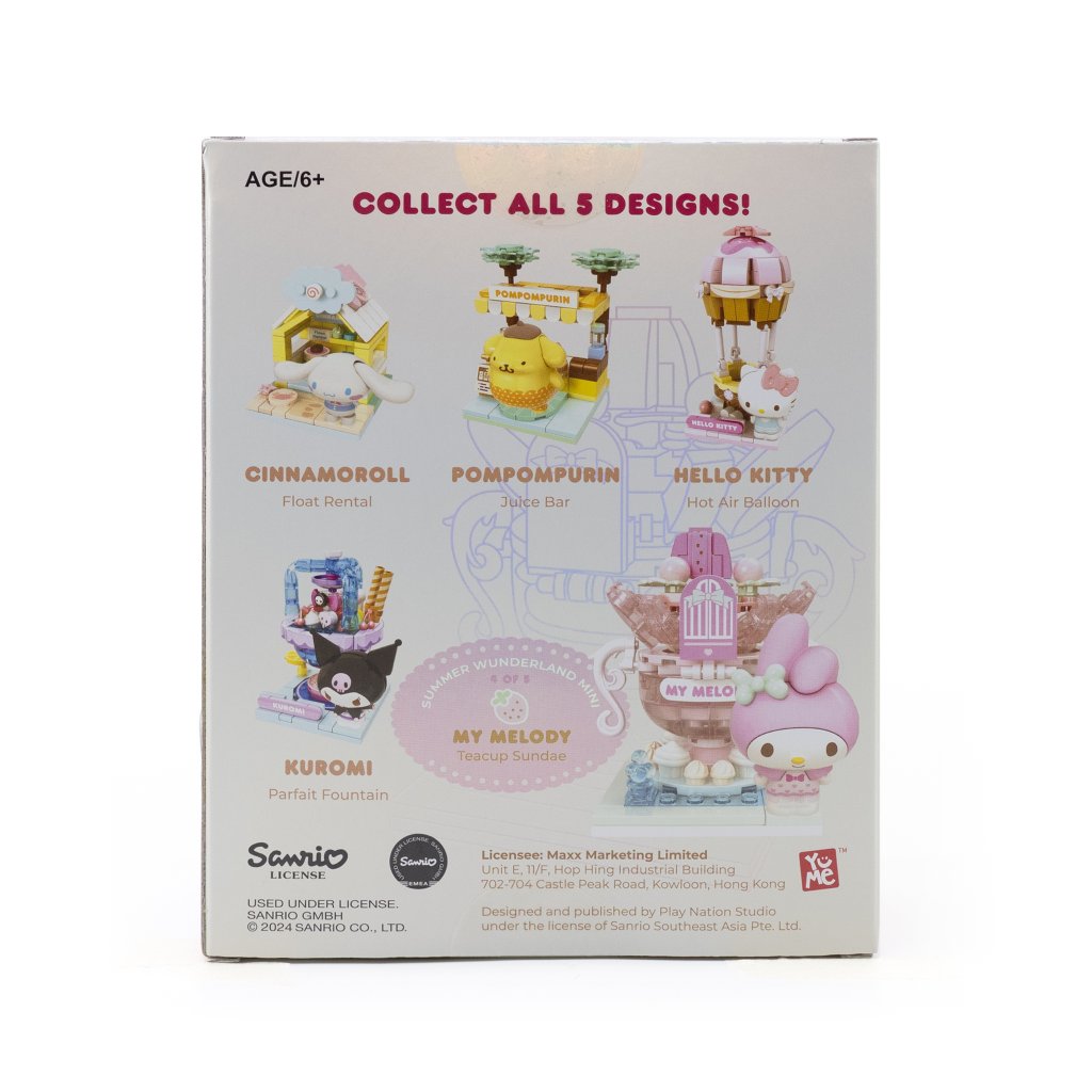 HELLO KITTY - YuMe Blocks Summer Wunderland Mini Series Asst