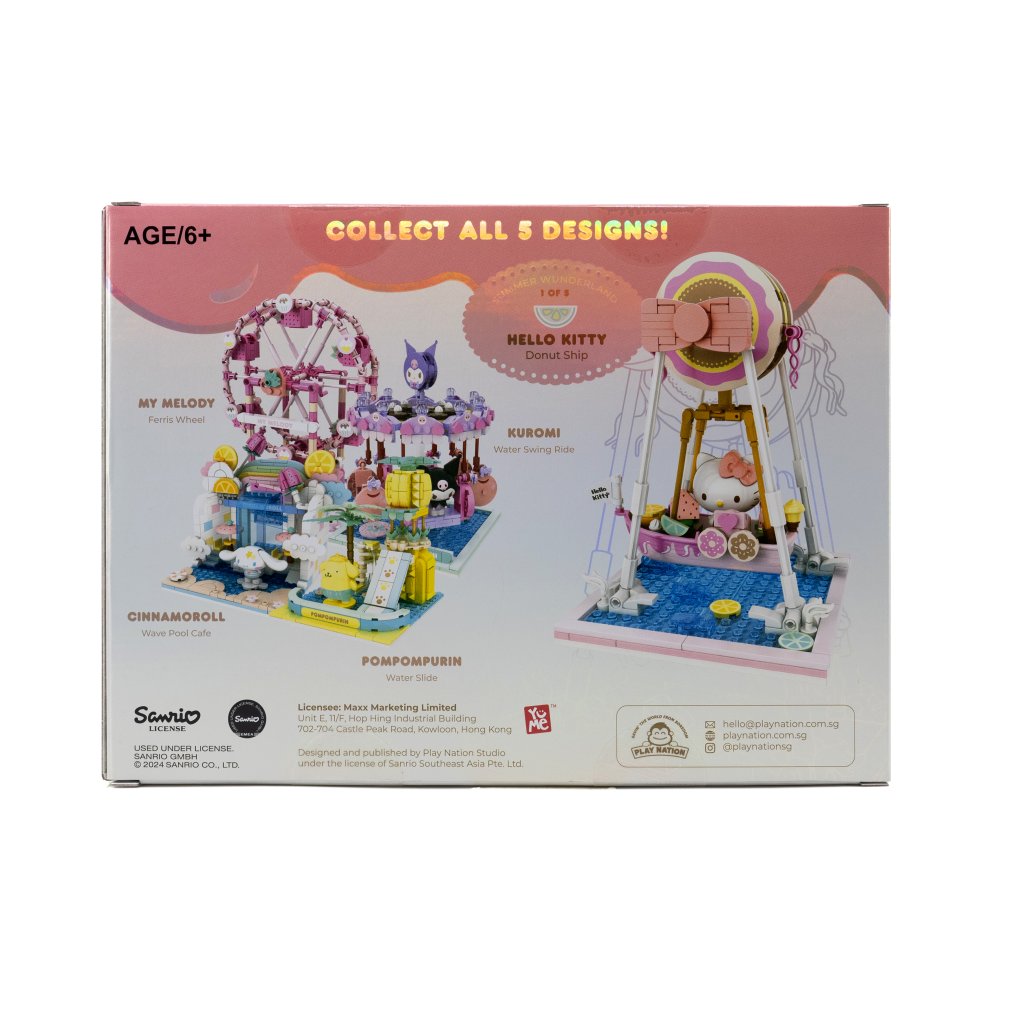 HELLO KITTY - YuMe Blocks Summer Wunderland- Hello Kitty Donut