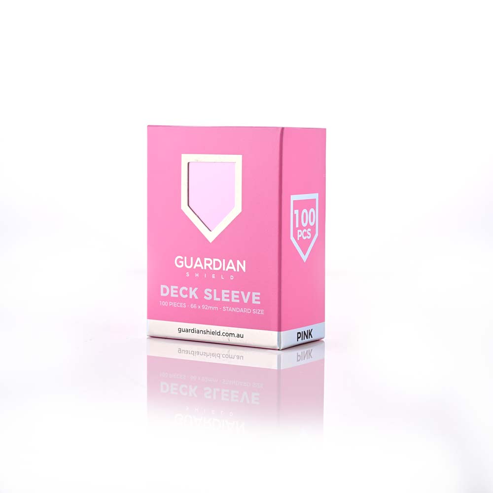 GUARDIAN SHIELD Deck Sleeves - Pink 100pk
