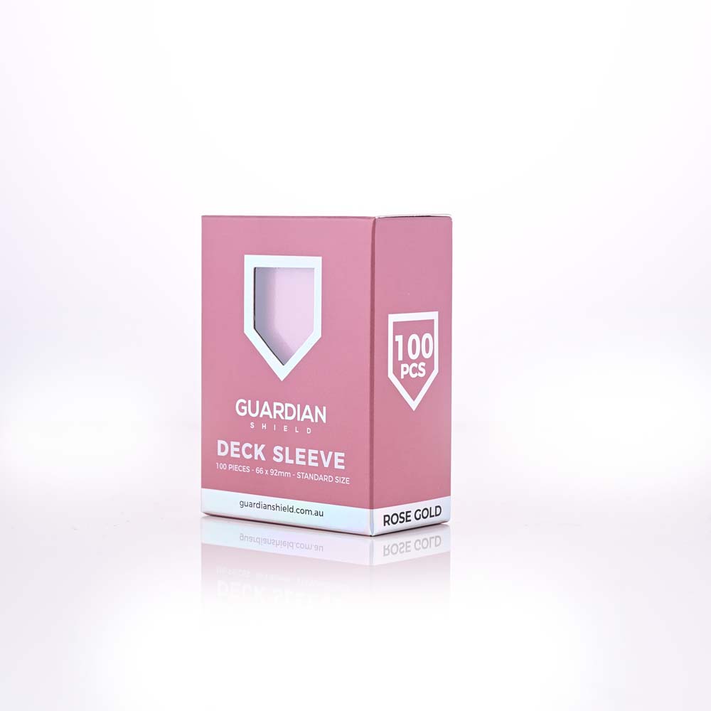 GUARDIAN SHIELD Deck Sleeves - Rose Gold 100pk