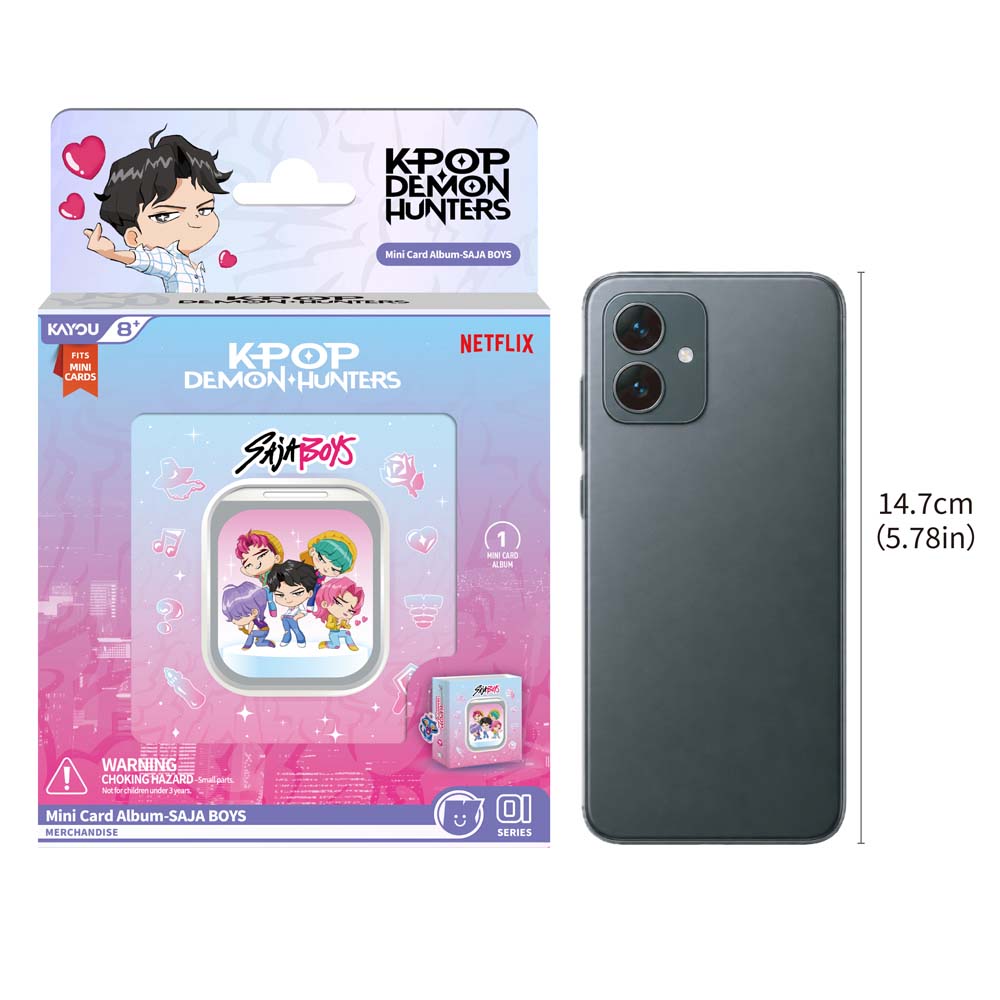 K-Pop Demon Hunters Mini Card Album - Saja Boys