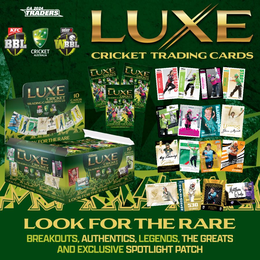 Cricket - 2024/25 Luxe Hobby Trading Cards (Display of 30)