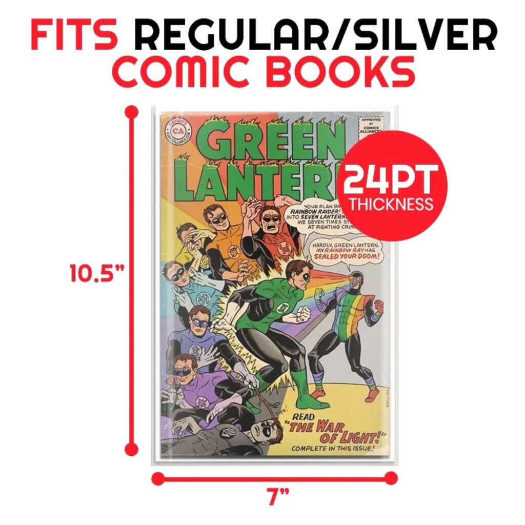 EVORETRO Regular/Silver Size Comic Boards (100ct)