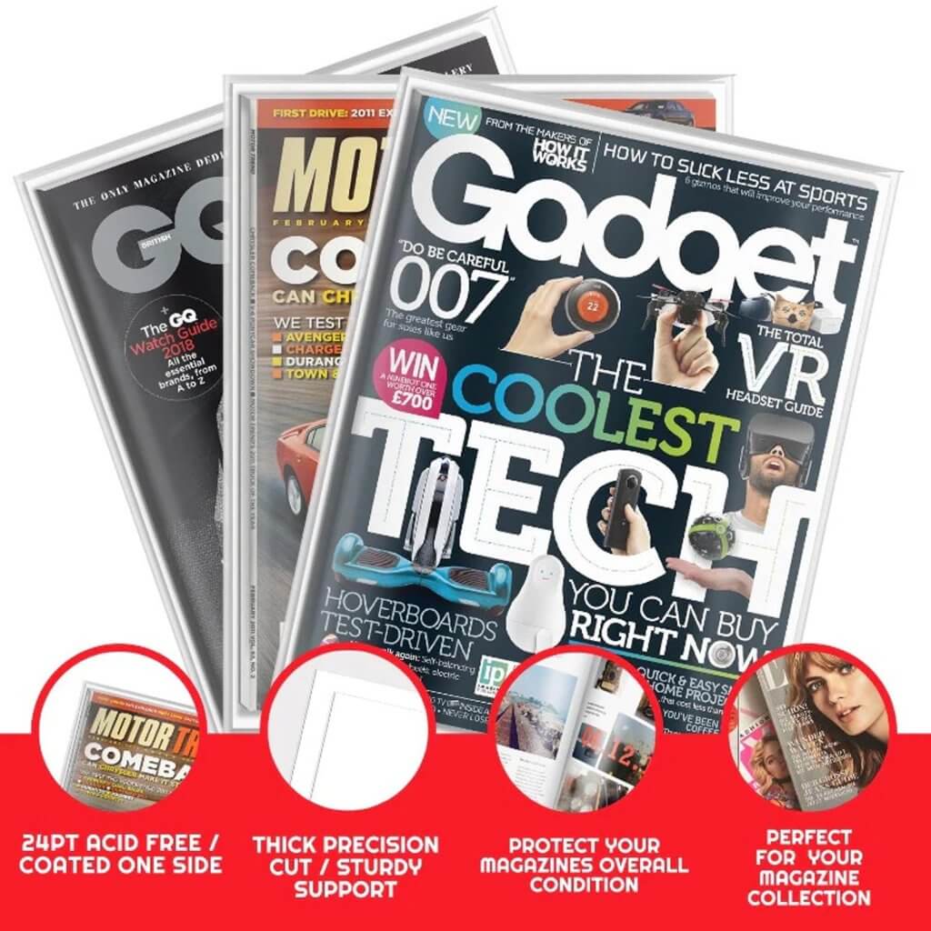 EVORETRO New Age Magazines Size Comic Boards (100ct)