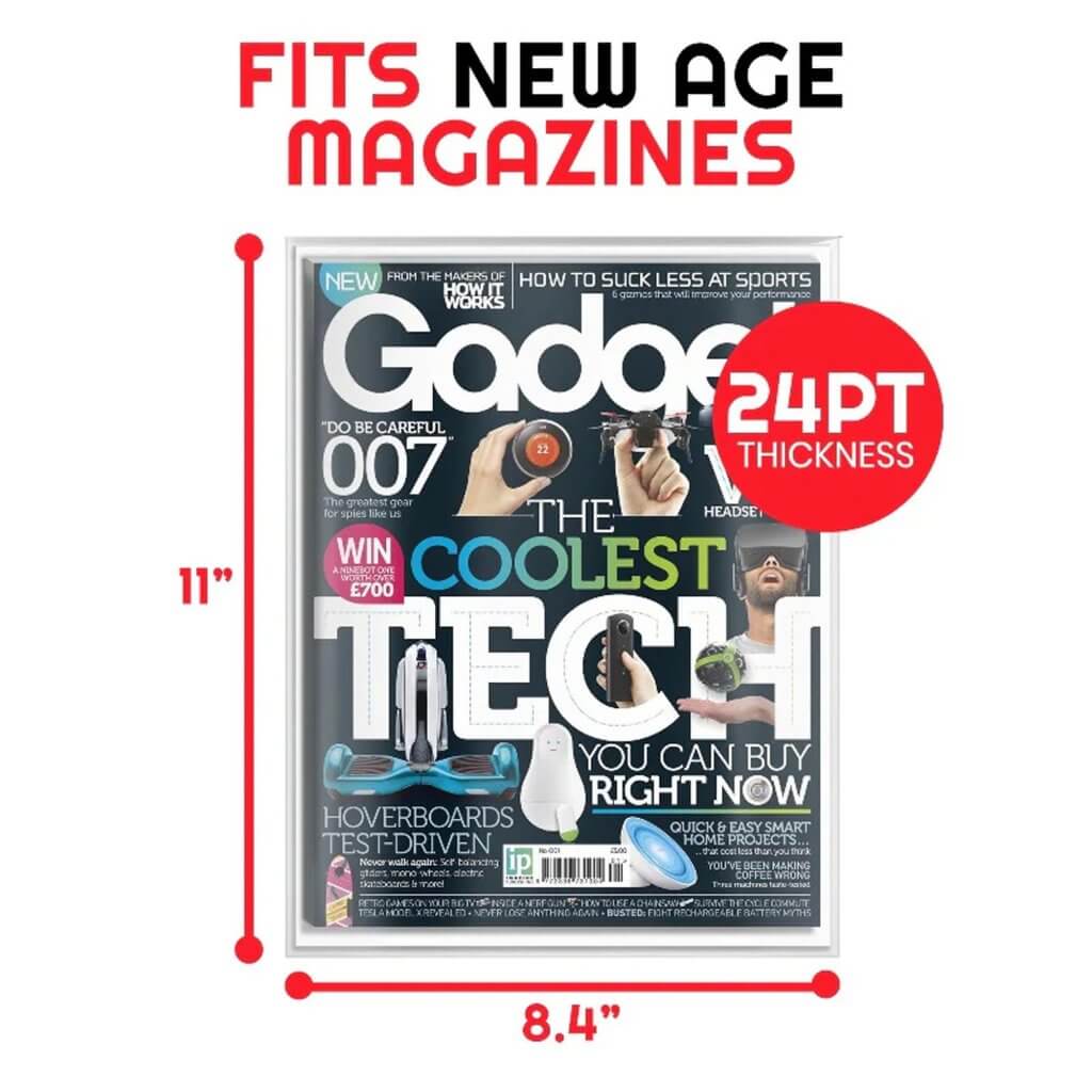 EVORETRO New Age Magazines Size Comic Boards (100ct)