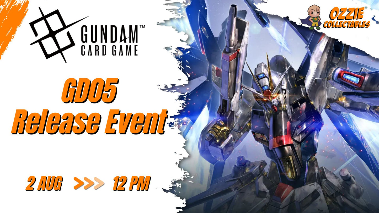 Gundam Card Game - GD05 Release Event Sunday 2nd August 12pm