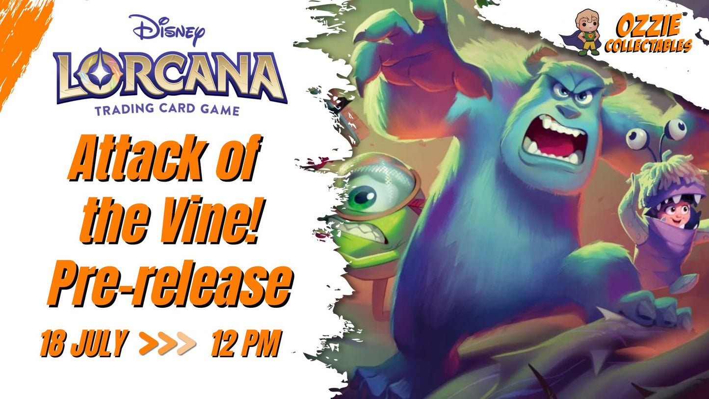 Disney Lorcana - Attack of the Vine! Pre-release Event Saturday 18th July 12pm