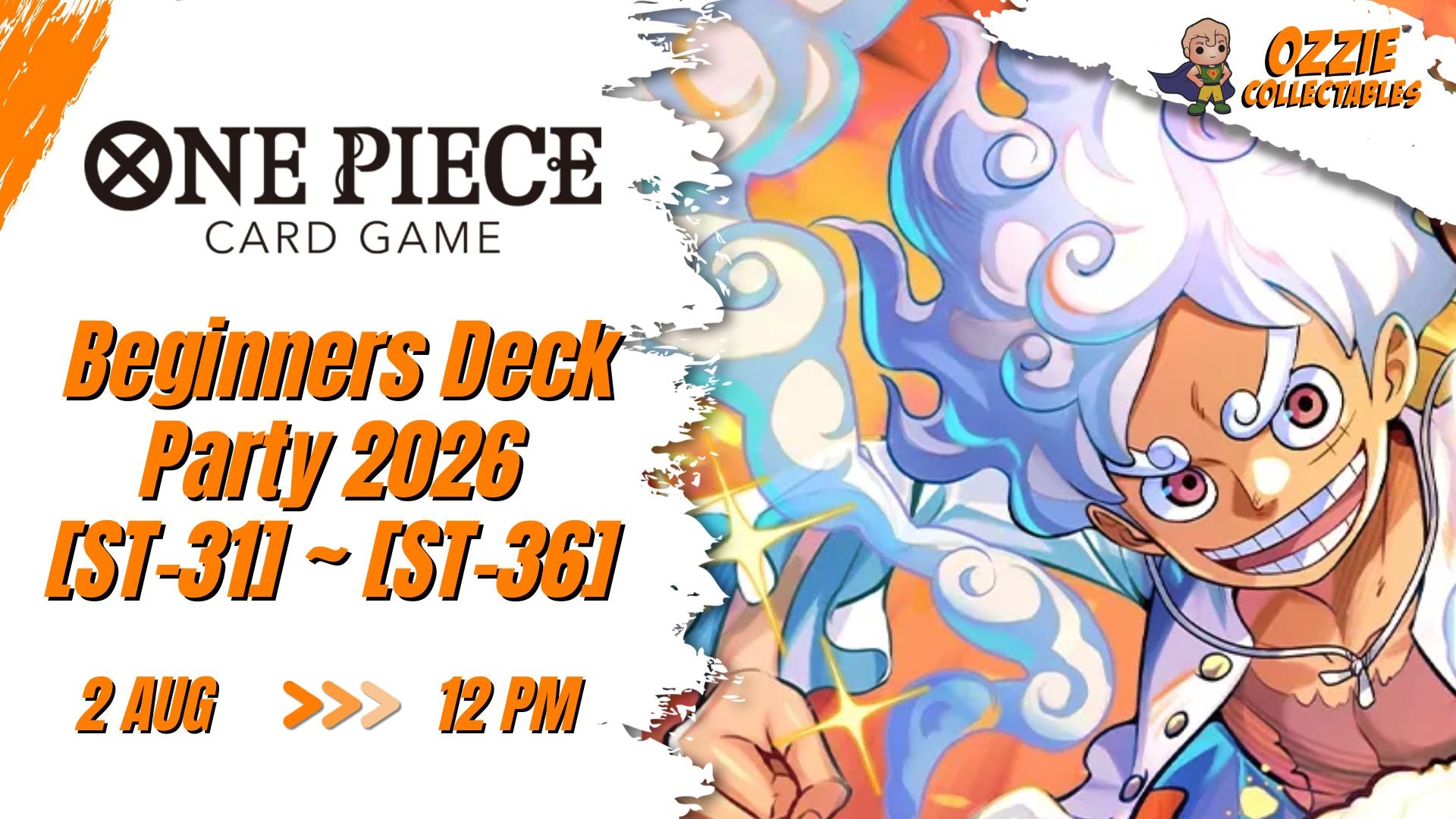 ONE PIECE CARD GAME - Beginners Deck Party 2026 [ST-31]~[ST-36