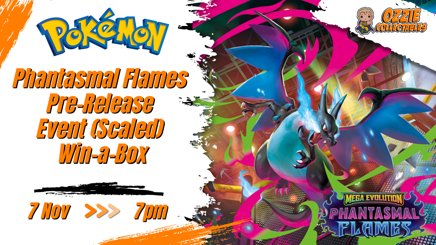 Play! Pokémon Phantasmal Flames Pre-Release Event (Scaled) Friday 7th November 7pm