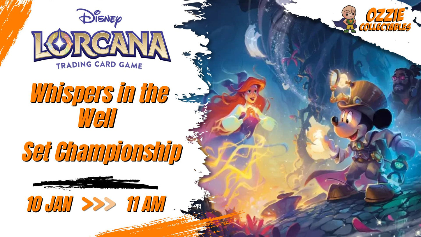 Disney Lorcana - Whispers in the Well - Set Championship Event Saturday 10th January 11am