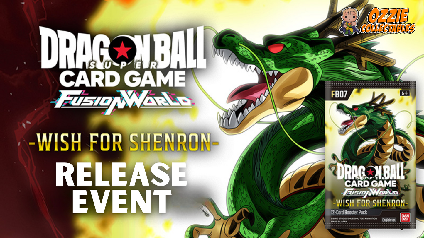 Dragon Ball Fusion World FB07 Pre-Release Friday 12th September 7pm