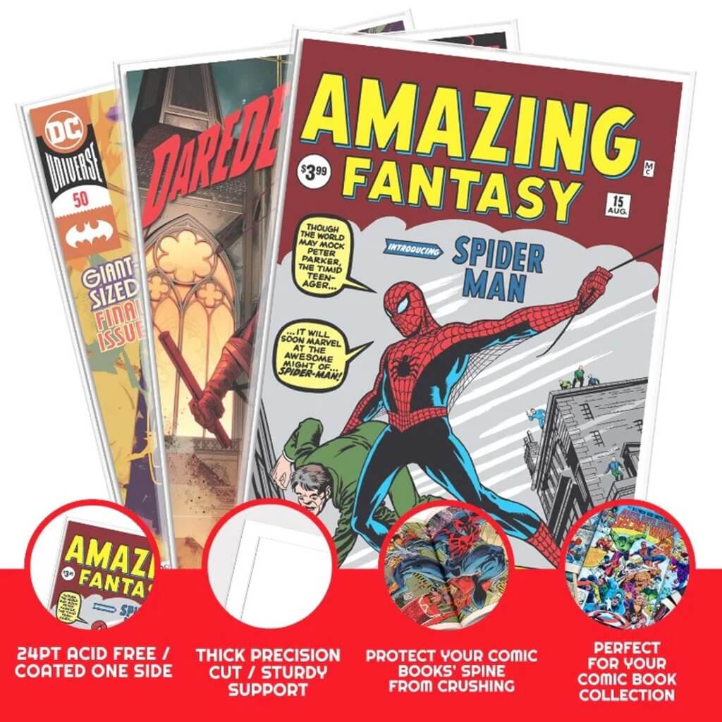 EVORETRO Regular Size Comic Boards (100ct)