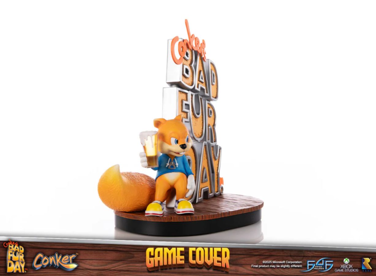 Conker's Bad Fur Day - Game Cover Resin Statue