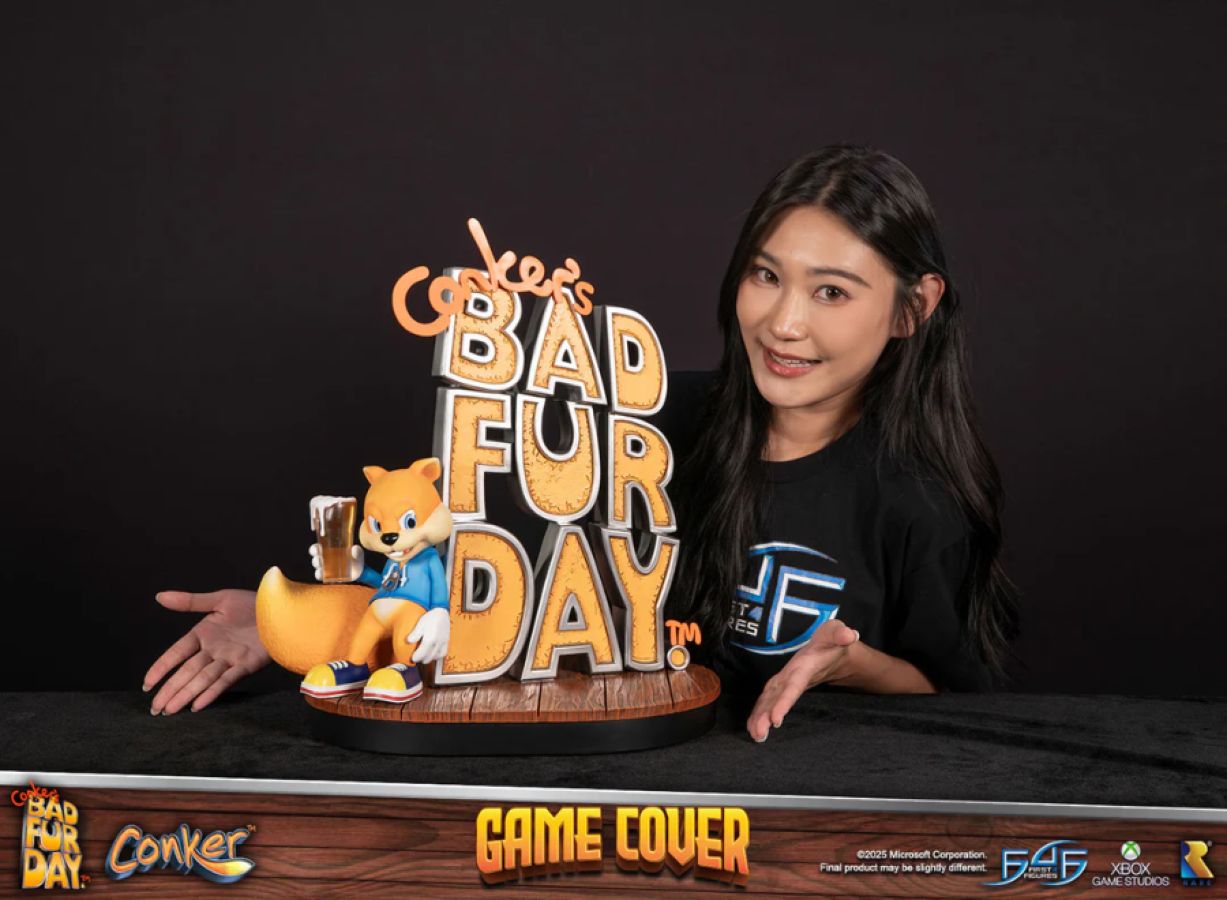 Conker's Bad Fur Day - Game Cover Resin Statue