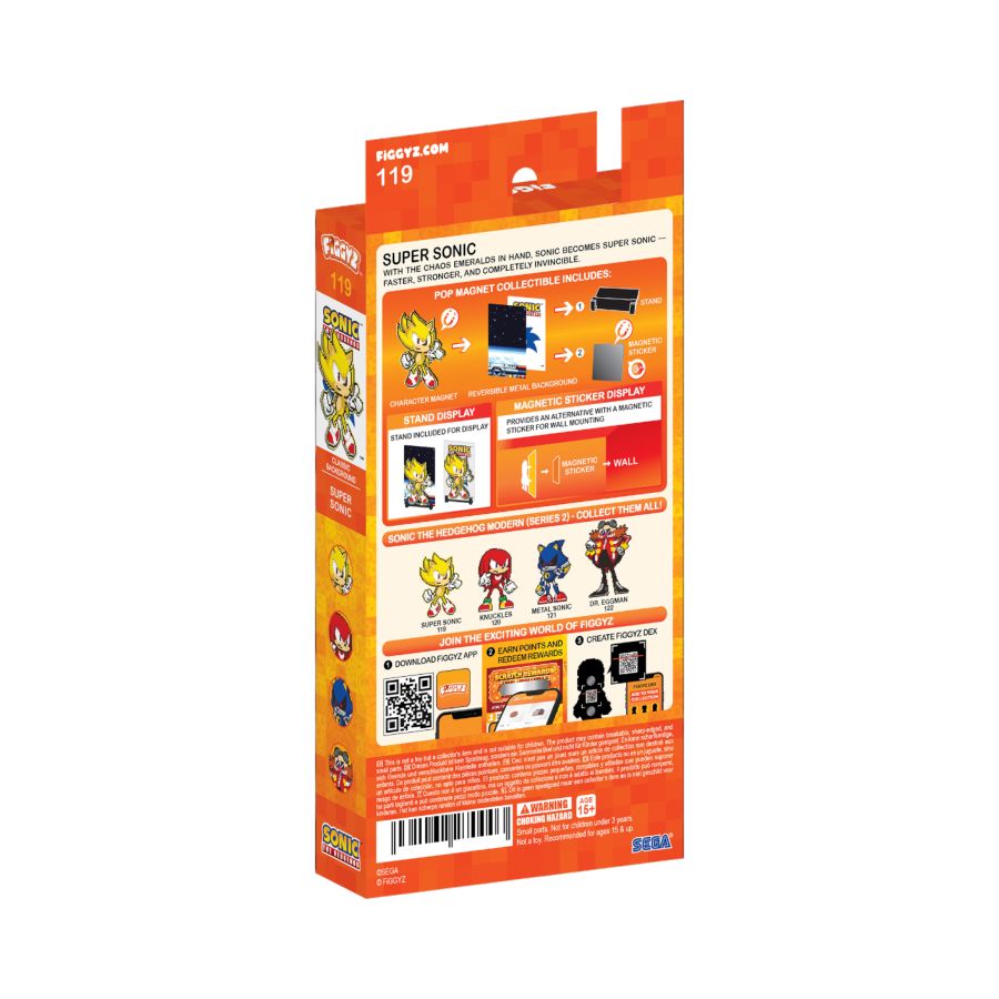 Sonic The Hedgehog - Super Sonic (Modern) 4.3" FIGGYZ