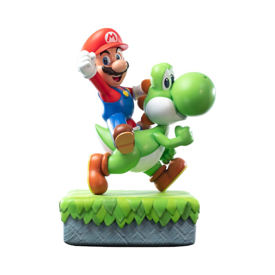 Super Mario - Mario & Yoshi Statue