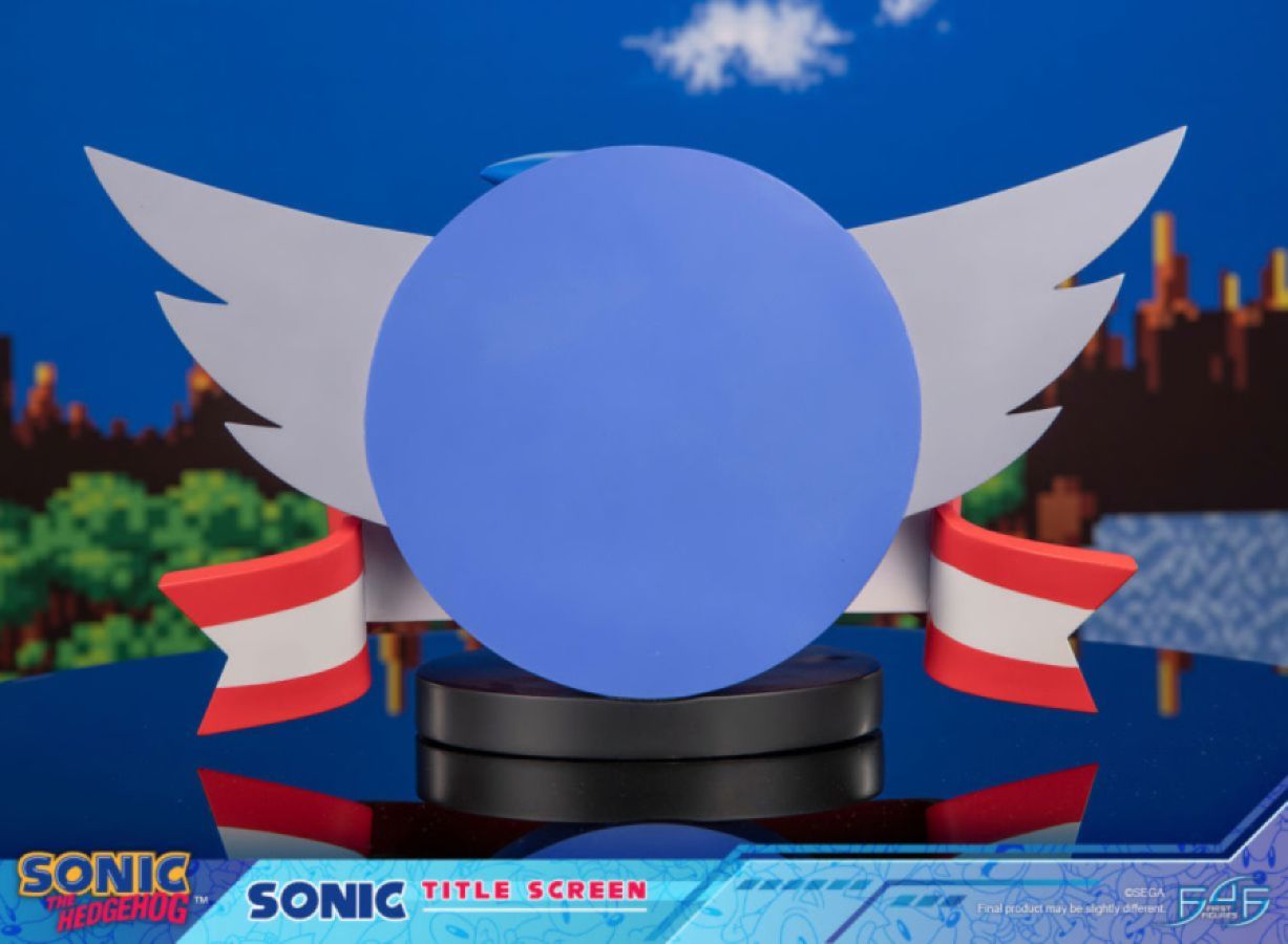 Sonic - Sonic The Hedgehog Title Screen Statue