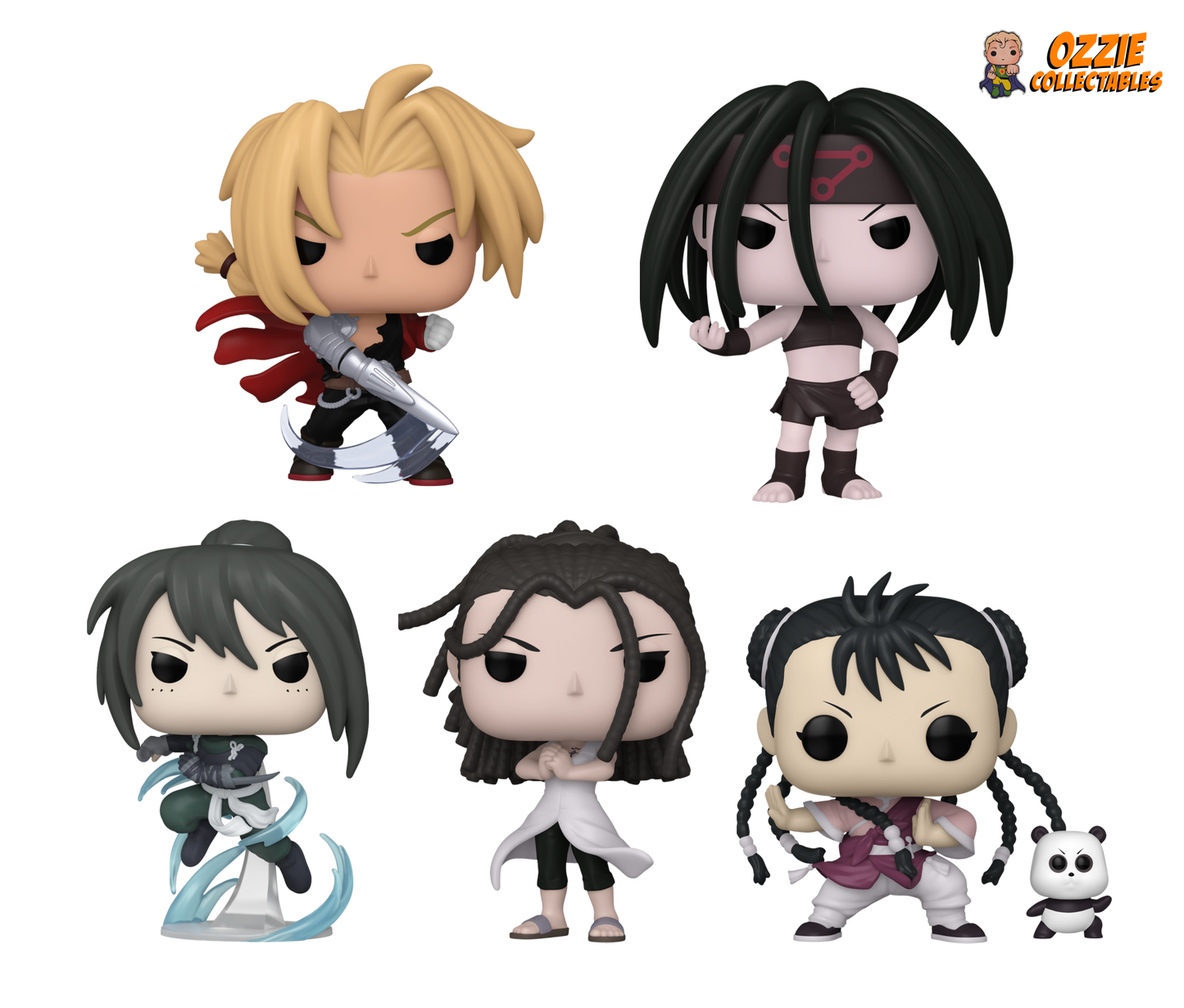Fullmetal Alchemist: Brotherhood Bundle 2024 - 5 POP! Vinyls