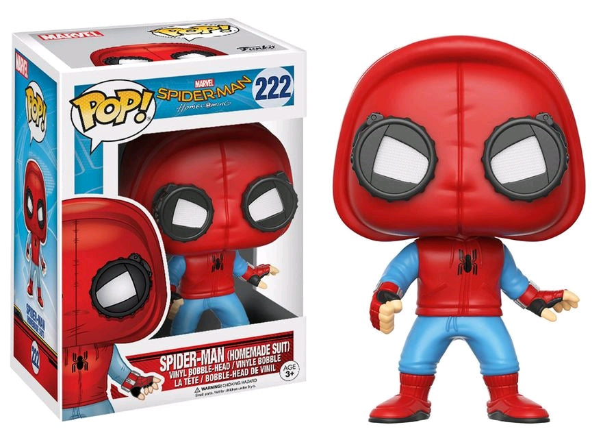 Spiderman Home Coming - Spider-Man (Homemade Suit) Pop Vinyl #222
