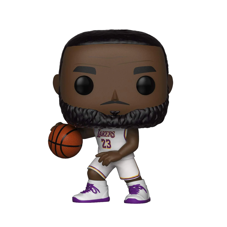 NBA: Lakers - Lebron James (White Uniform) Pop! Vinyl #52