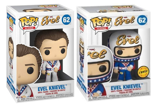 Evel Knievel - Evel Knievel with Cape Pop! Vinyl Chase Bundle