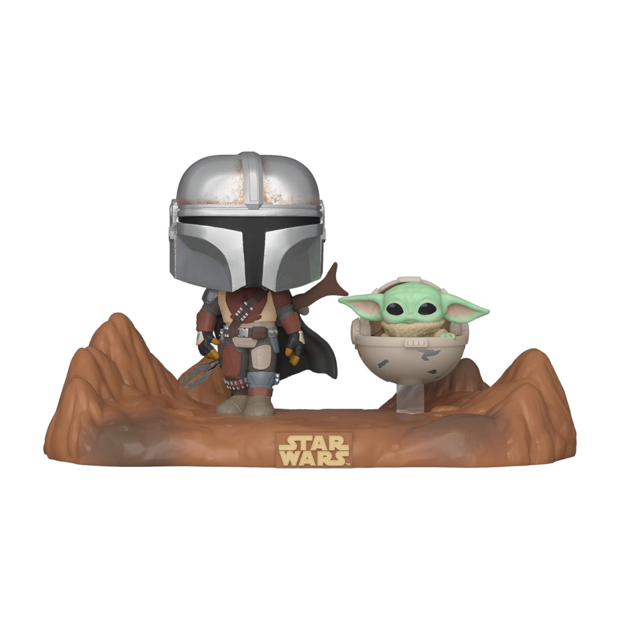 Star Wars: The Mandalorian - Mandalorian & Child Movie Moment Pop! Vinyl #390