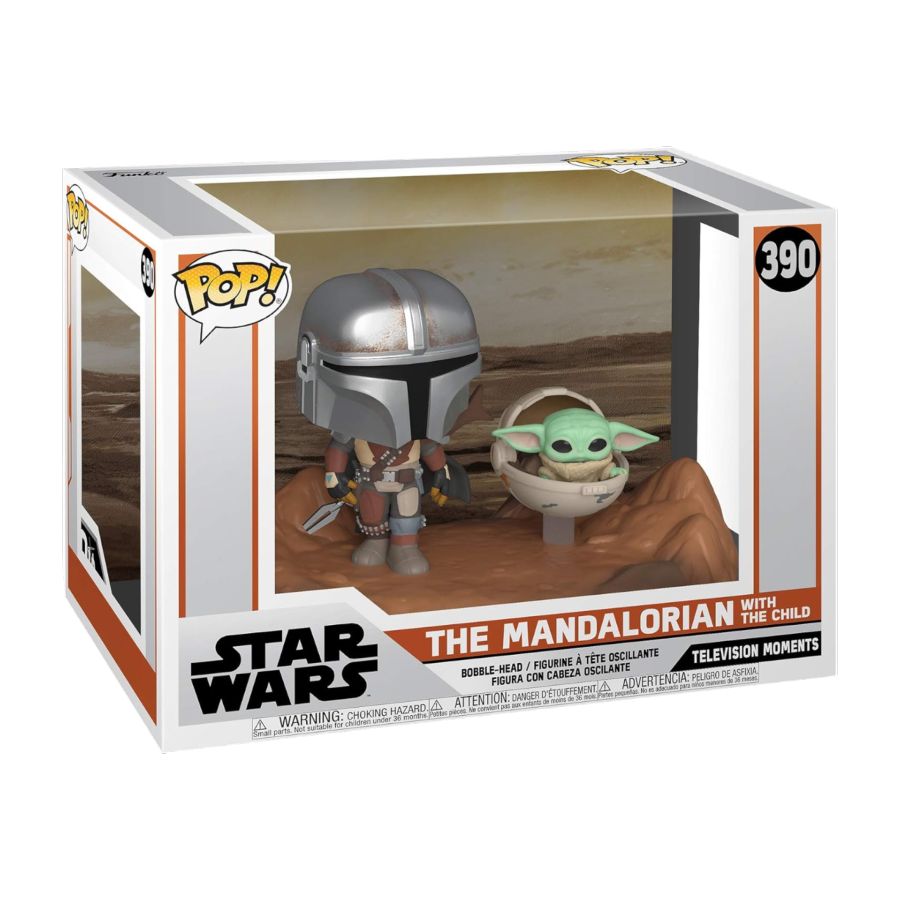 Star Wars: The Mandalorian - Mandalorian & Child Movie Moment Pop! Vinyl #390