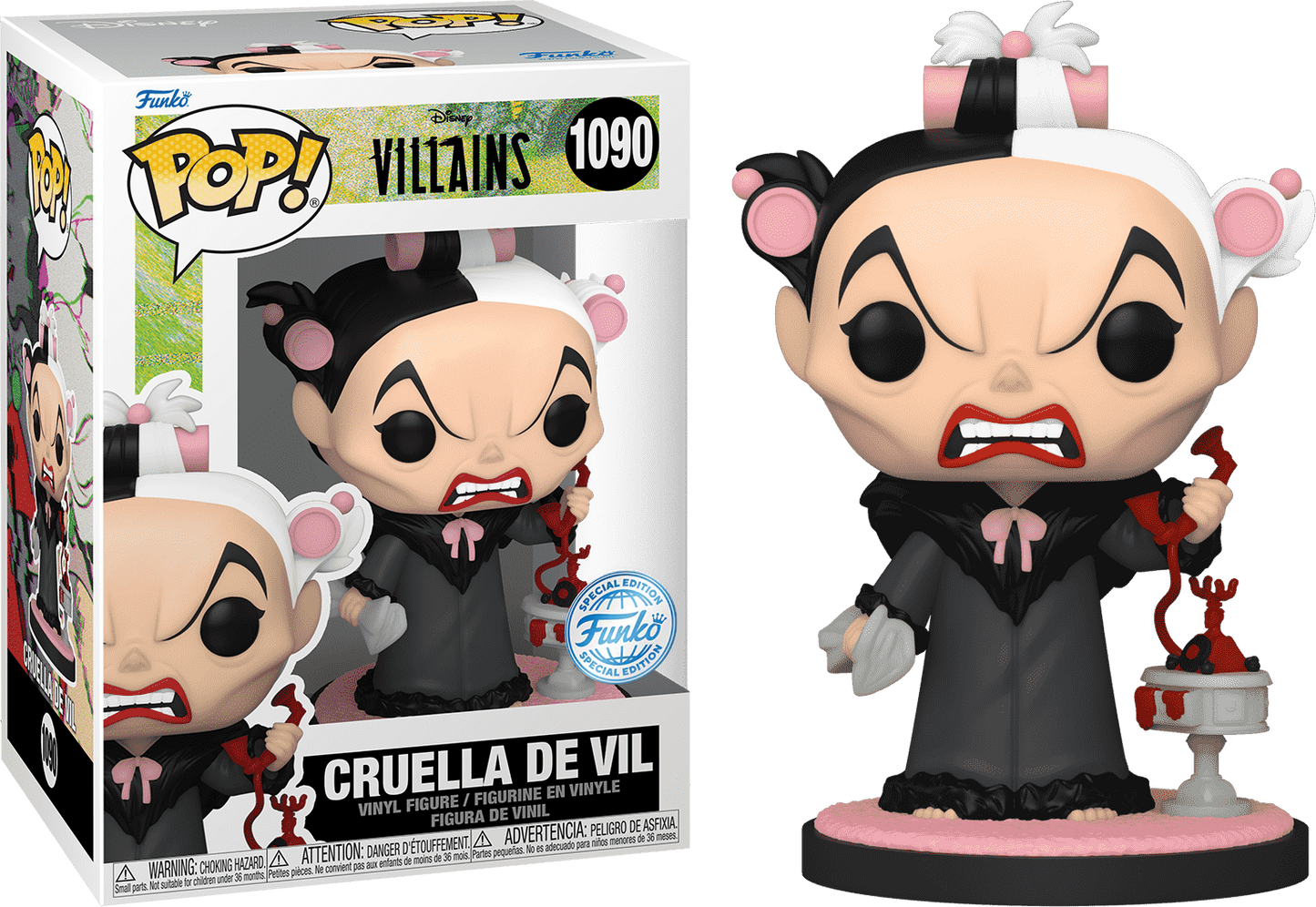 101 Dalmatians - Cruella De Vil on Phone Pop! Vinyl #1090