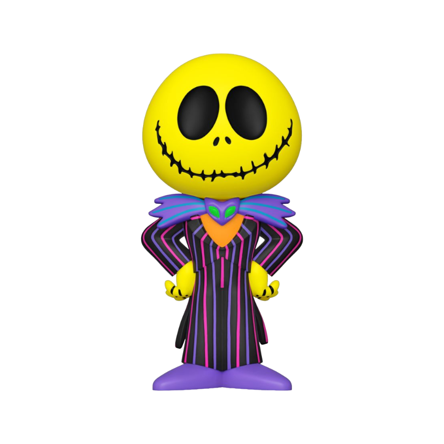 The Nightmare Before Christmas - Jack Skellington Black Light Vinyl Soda