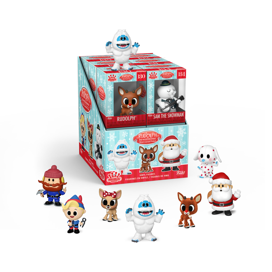 Rudolph the Red-Nosed Reindeer - Mini Vinyl Figures (12ct)