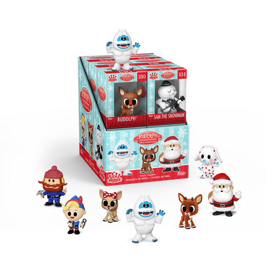 Rudolph the Red-Nosed Reindeer - Mini Vinyl Figures (12ct)