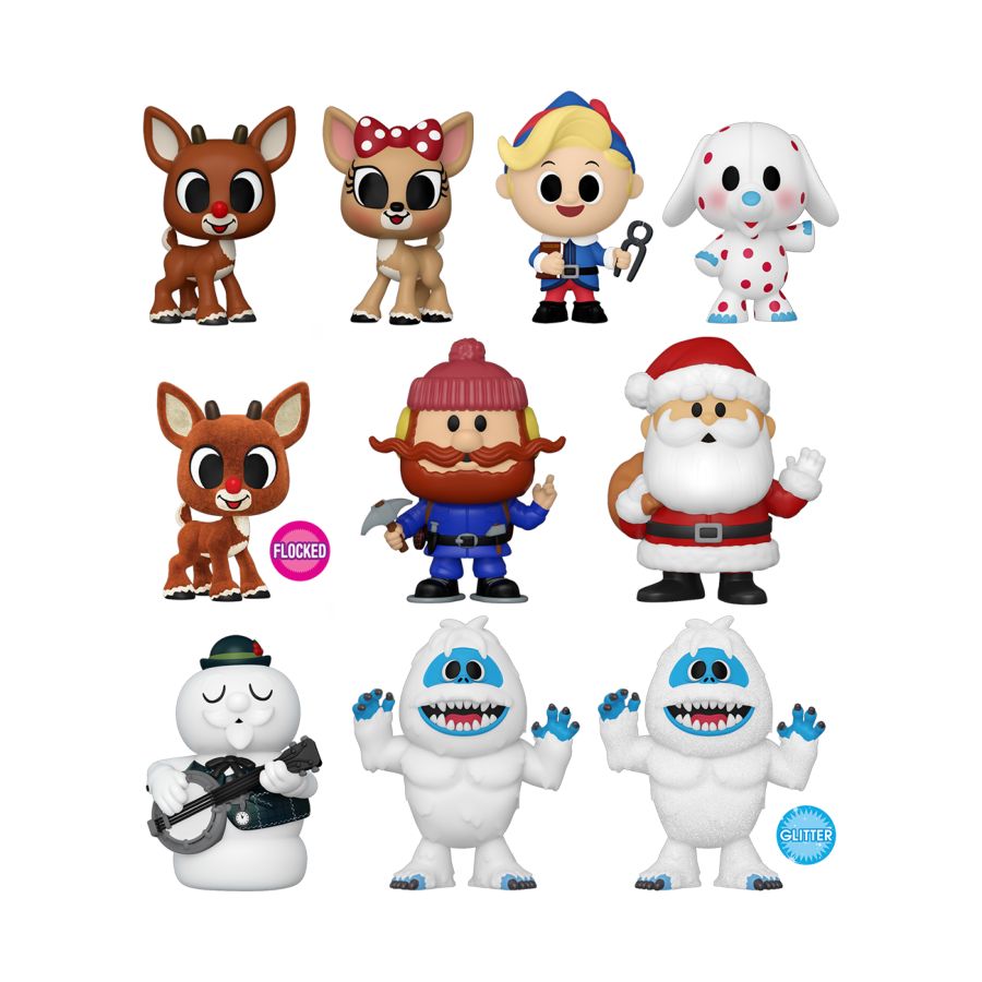 Rudolph the Red-Nosed Reindeer - Mini Vinyl Figures (12ct)