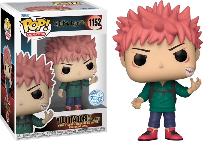 Jujutsu Kaisen - Yuji Itadori (Sukana Mouth) US Exclusive Pop! Vinyl