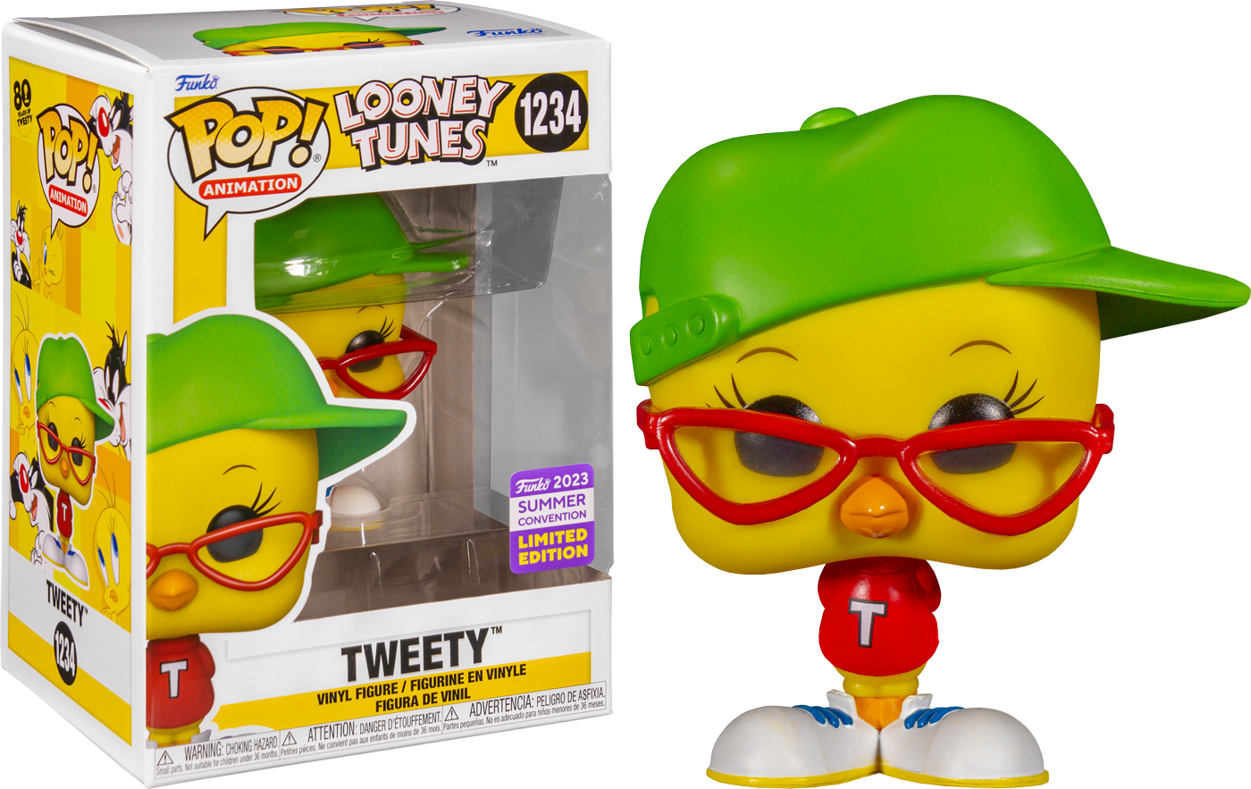 Looney Tunes - Tweety 80th Anniversary 2023 Summer Convention Exclusive Pop! Vinyl #1234