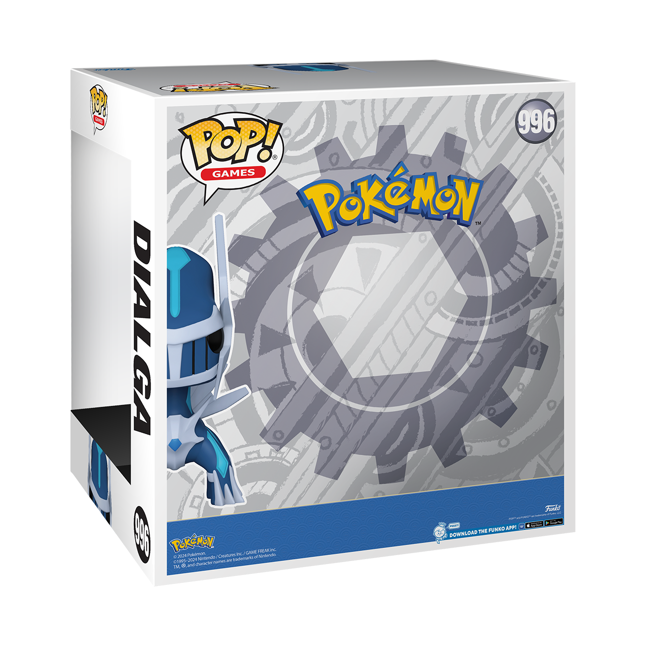 Pokemon - Dialga (Legendary) NYCC 2024 Fall Convention Shared Exclusive 10” Pop! Vinyl