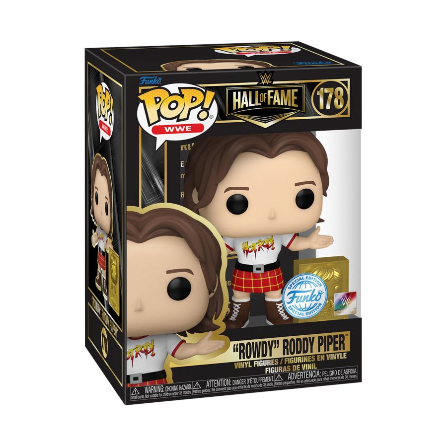 WWE: Hall of Fame - Rowdy Roddy Piper US Exclsuvie Pop! Vinyl