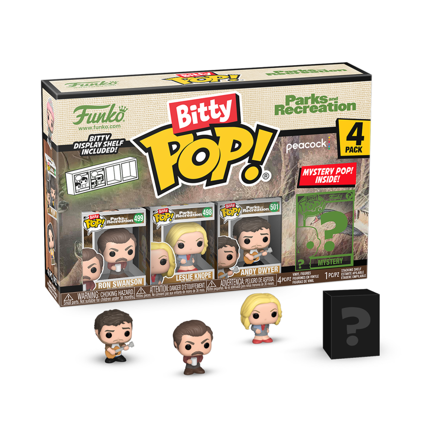 Parks & Recreation - Ron Bitty Pop! 4-Pack