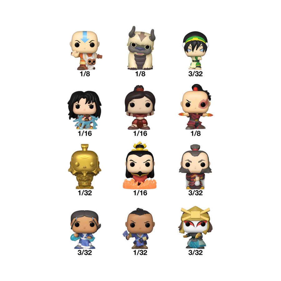 Avatar: The Last Airbender - Bitty Pop! Assortment (Display of 32)