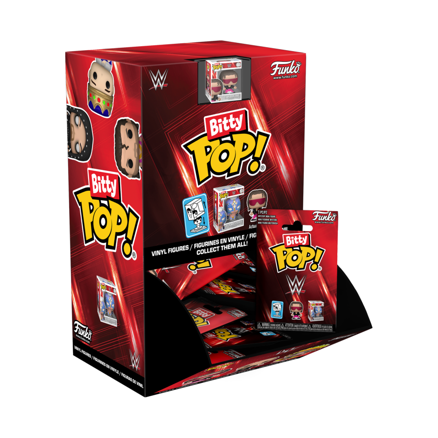 WWE - Bitty Pop! Blind Bag Assortment (Display of 36)
