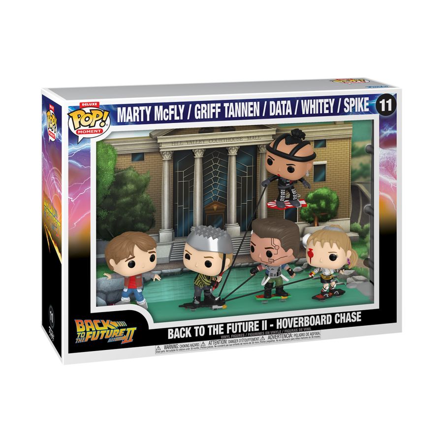 Back to the Future - Hoverboard Chase Scene US Exclusive Pop! Moment Deluxe