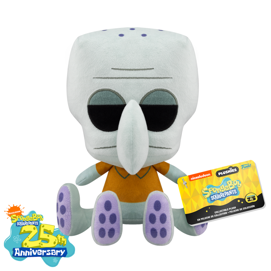 Spongebob 25th Anniversary Squidward 7 Pop Plush Ozzie Collectables