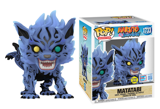 Naruto - Matatabi NYCC 2024 Fall Convention Shared Exclusive 6” Glow in the Dark Pop! Vinyl