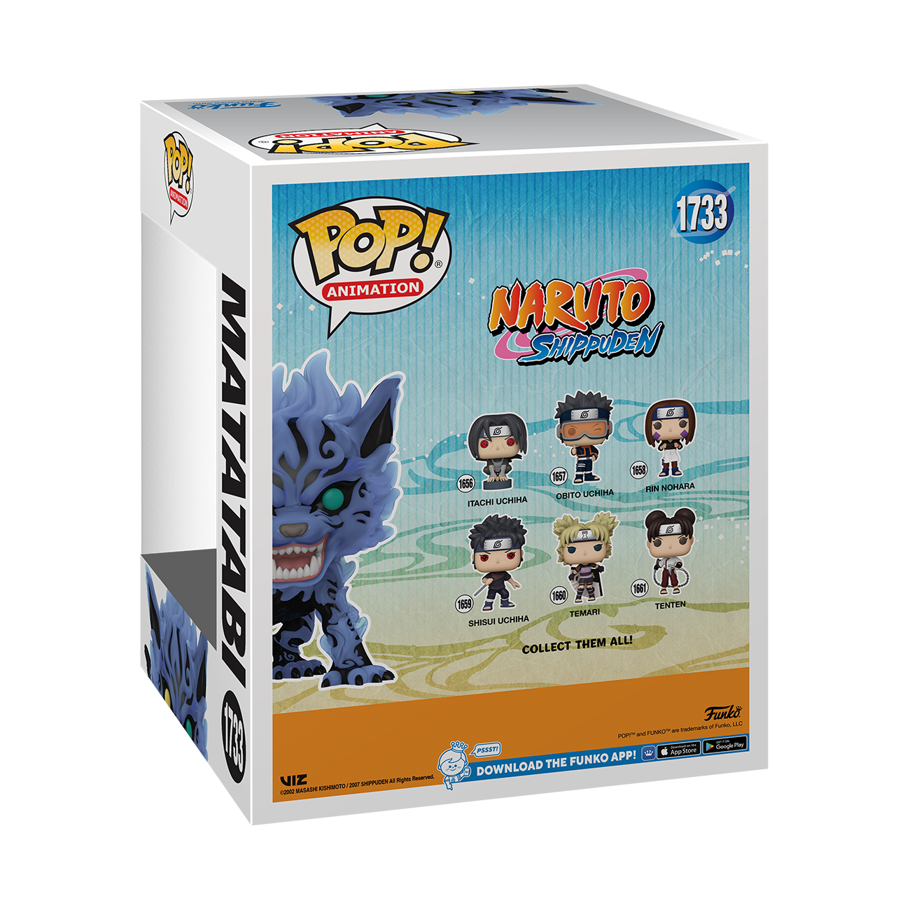 Naruto - Matatabi NYCC 2024 Fall Convention Shared Exclusive 6” Glow in the Dark Pop! Vinyl