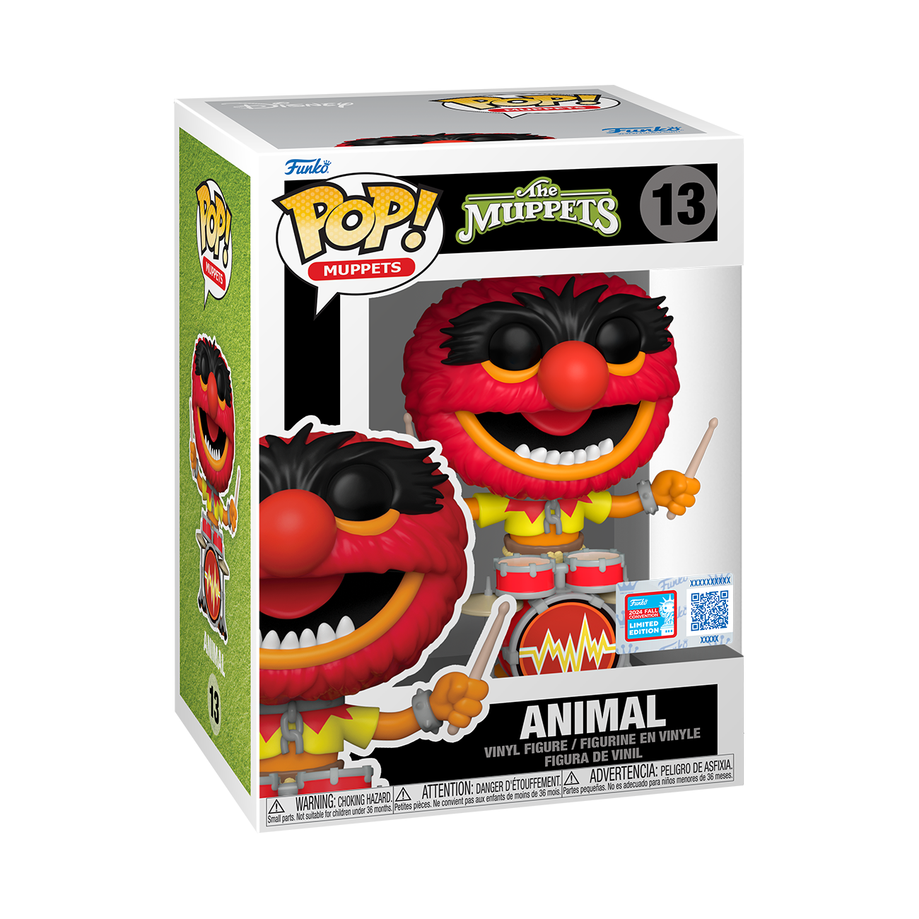 Muppets (2024) - Animal on Drums NYCC 2024 Fall Convention Shared Exclusive Pop! Vinyl