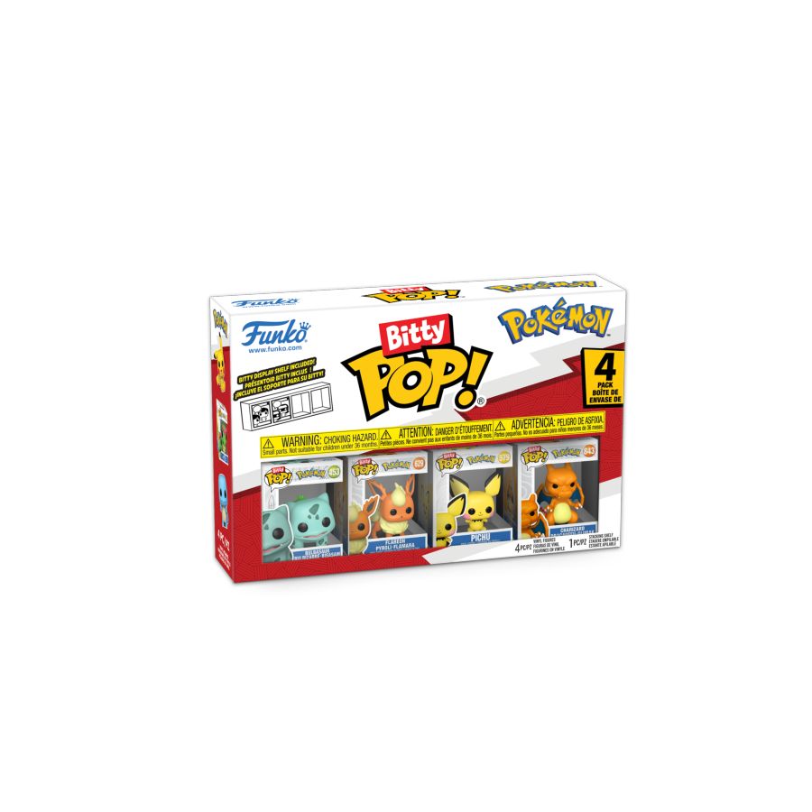 Pokemon - Bulbasaur Bitty Pop! 4-Pack
