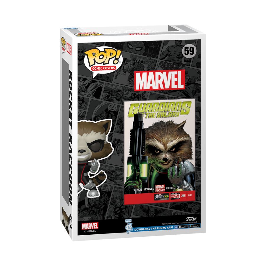 Guardians of the Galaxy - Rocket Raccoon US Exclusive Pop! Comic Cover