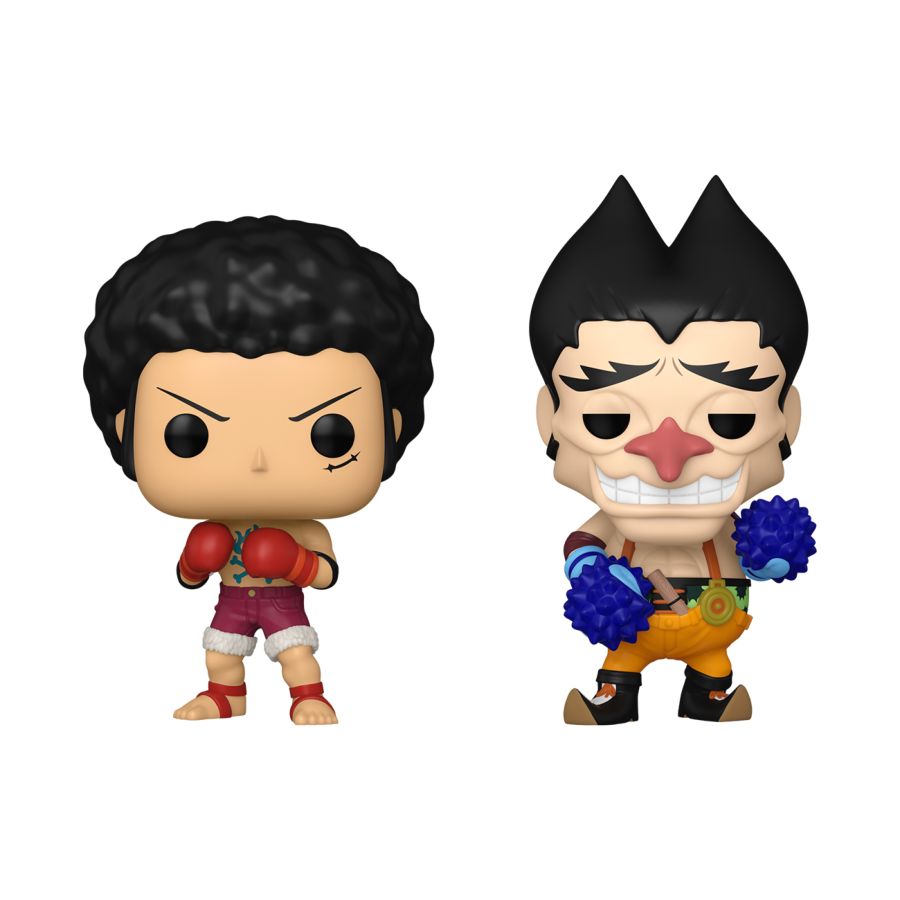 funko pop gear 4 luffy One Piece Luffy & Foxy Pop! Vinyl 2-Pack